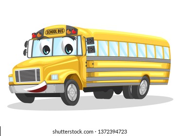 Stock Vector School Bus Graphic Illustration Stock Vector (Royalty Free ...