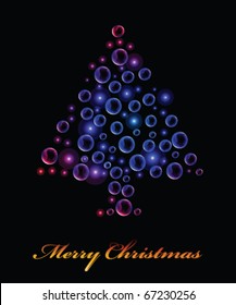 Stock vector  christmas card