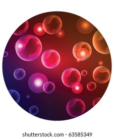 Stock vector colorful bubbles