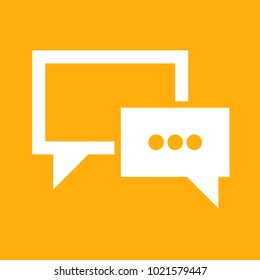 stock vector for communication icon, chat and message icon