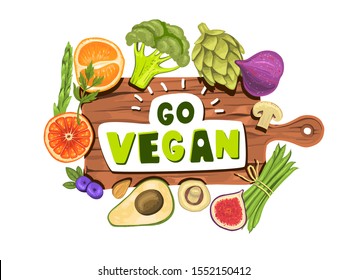 Go Vegan Images Stock Photos Vectors Shutterstock