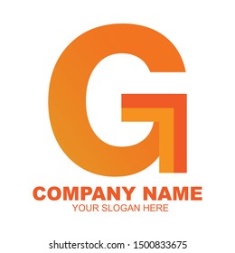 stock vector creative G letter abstract logo icon design template for business corporate. minimalistic concept logo design.