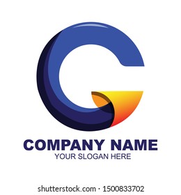 stock vector creative G letter abstract logo icon design template for business corporate. minimalistic concept logo design.