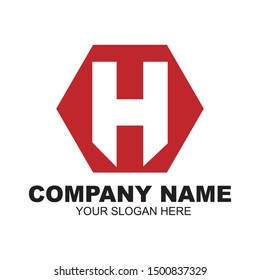 stock vector creative H letter abstract logo icon design template for business corporate. minimalistic concept logo design.