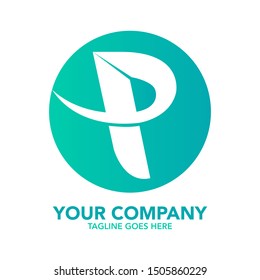 stock vector creative P letter abstract logo icon design template for business corporate. minimalistic concept logo design.