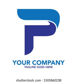 stock vector creative P letter abstract logo icon design template for business corporate. minimalistic concept logo design.