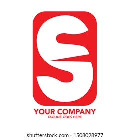 stock vector creative S letter abstract logo icon design template for business corporate. minimalistic concept logo design.