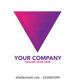 stock vector creative V letter abstract logo icon design template for business corporate. minimalistic concept logo design.