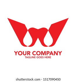 stock vector creative W letter abstract logo icon design template for business corporate. minimalistic concept logo design.