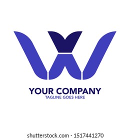 stock vector creative WX letter abstract logo icon design template for business corporate. minimalistic concept logo design.