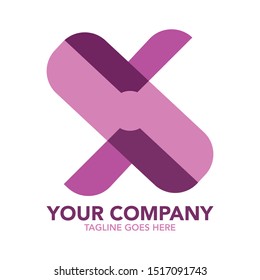 stock vector creative X letter abstract logo icon design template for business corporate. minimalistic concept logo design.