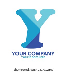 stock vector creative Y letter abstract logo icon design template for business corporate. minimalistic concept logo design.