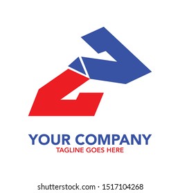 stock vector creative Z letter abstract logo icon design template for business corporate. minimalistic concept logo design.