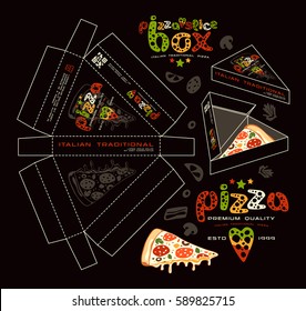 480 Pizza box die cut Images, Stock Photos & Vectors | Shutterstock