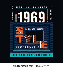 stock vector design graphic typography new york for t-shirt,vector-vector illustration