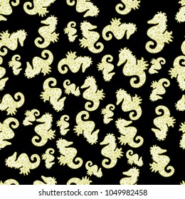 - stock. Vector design. Seamless Cute fabric pattern. Pattern black, white and yellow on colors. It can be used on mug prints, baby apparels, wallpaper, wrapping boxes etc. Abstract doodles pattern.