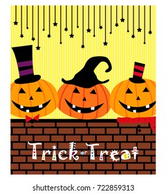 Stock vector doodle halloween pumpkin