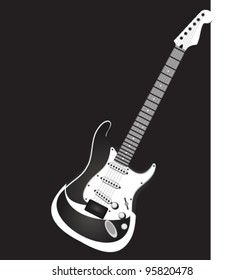 Stock vector electric guitar