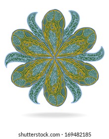Stock vector elegant background with ornament 