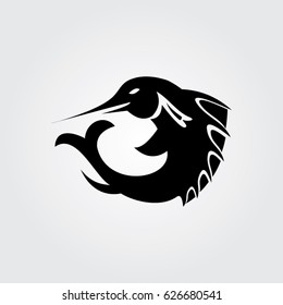 stock vector fish logo template vector icon design