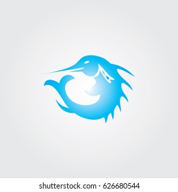 stock vector fish logo template vector icon design