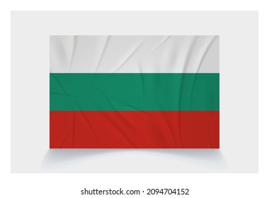 Stock Vector Flag of Bulgaria - Proper Dimensions 3 : 5