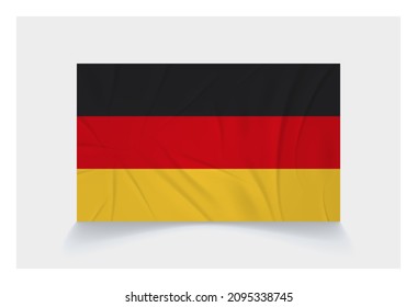 Stock Vector Flag of German - Proper Dimensions 3 : 5