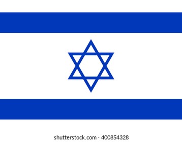Stock Vector Flag of Israel - Proper Dimensions