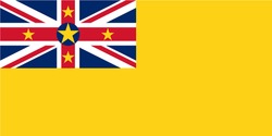 Stock Vector Flag of Niue - Proper Dimensions
