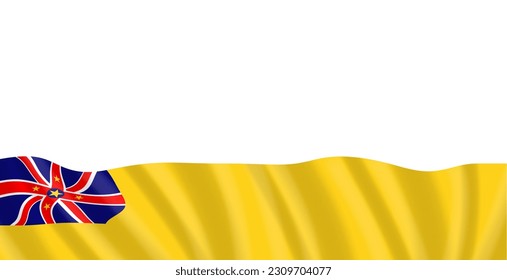 Stock Vector Flag of Niue - Proper Dimensions In a variety of styles