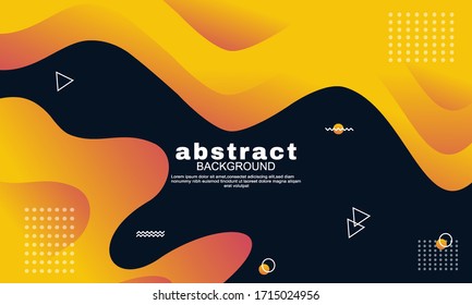 stock vector fluid style wallpaper with elements