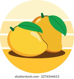 
stock vector fruit mango illustration