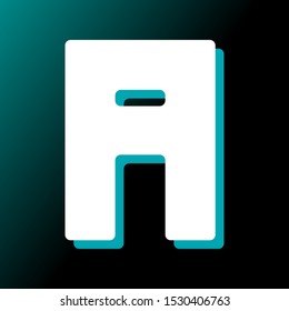 stock vector A geometric bold letter, technology, futuristic abstract logo icon design template for business corporate. minimalistic concept logo design.