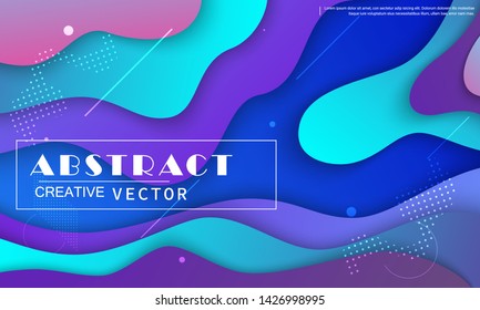 stock vector geometric coloful backround. Trendy gradient shapes composition. Eps10 vector.