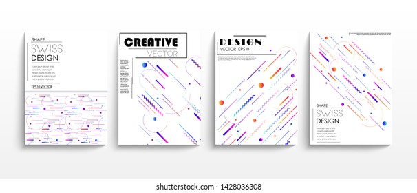 stock vector geometric coloful backround. Trendy gradient shapes composition. Eps10 vector.