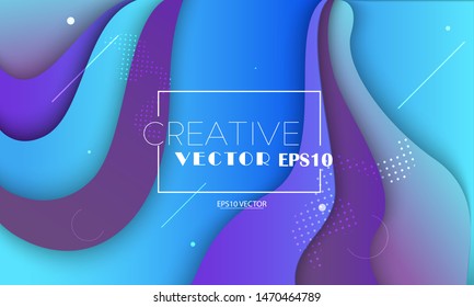 stock vector geometric coloful backround. Trendy gradient shapes composition. Eps10 vector.