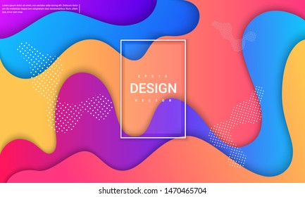 stock vector geometric coloful backround. Trendy gradient shapes composition. Eps10 vector.