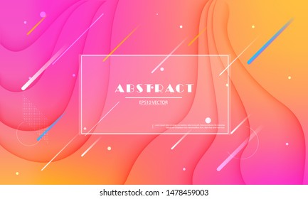 stock vector geometric coloful backround. Trendy gradient shapes composition. Eps10 vector.