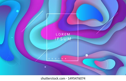 stock vector geometric coloful backround. Trendy gradient shapes composition. Eps10 vector.