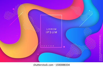 stock vector geometric coloful backround. Trendy gradient shapes composition. Eps10 vector.