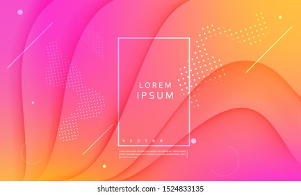 stock vector geometric coloful backround. Trendy gradient shapes composition. Eps10 vector.