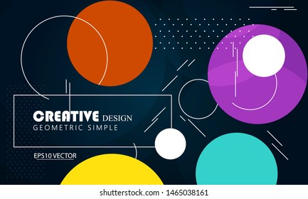 stock vector geometric colorful background. Trendy gradient shapes composition. Eps10 vector.