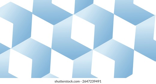 Stock Vector Gradient White Abstract Vector Background. paper style geometric hexagon background.
