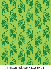 Stock vector grape pattern