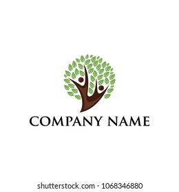 stock vector green leaf eco logo design template