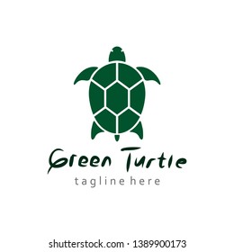 stock vector green turtle icon vector nature design