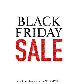 Stock Vector Grunge Black Friday.