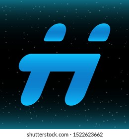 stock vector H technology italic bold letter, futuristic abstract logo icon design template for business corporate. minimalistic concept logo design.