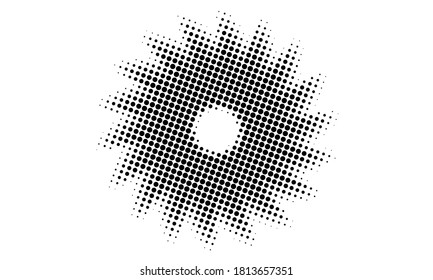 stock vector halftone pattern grid element background design