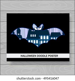 stock vector halloween background . poster design